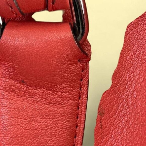 Coach Burnt Orange Leather‎ Bennett Handbag Boston Bag - Picture 6 of 8